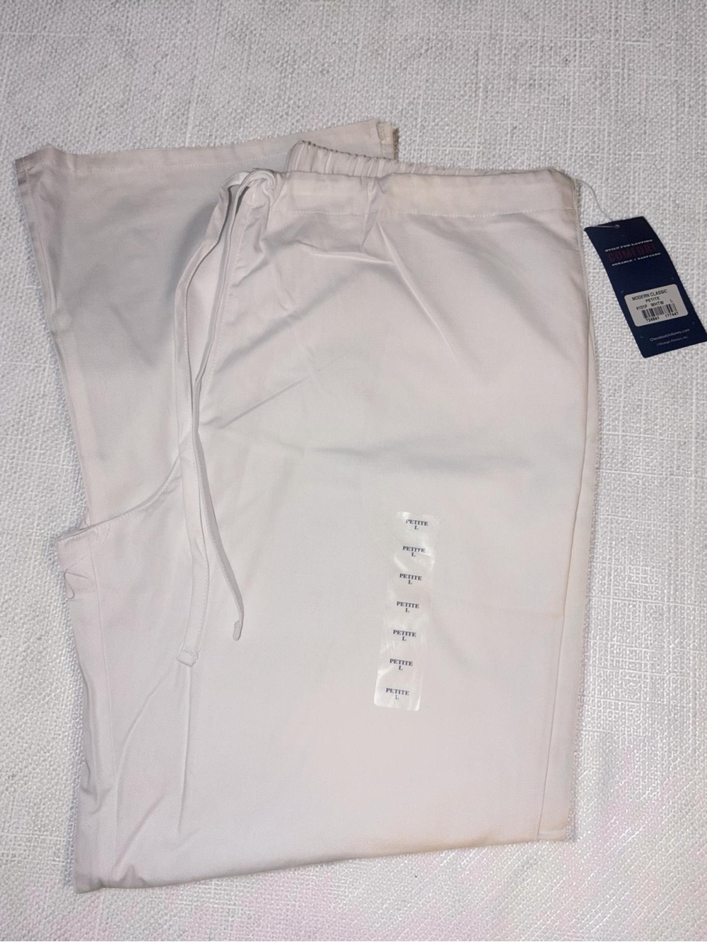 Cherokee Light Cream Drawstring Joggers